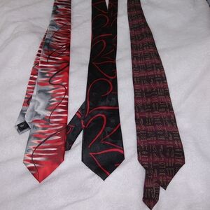 J. Garcia Tie Bundle And 1 Grateful Dead Mens Tie 100% Silk